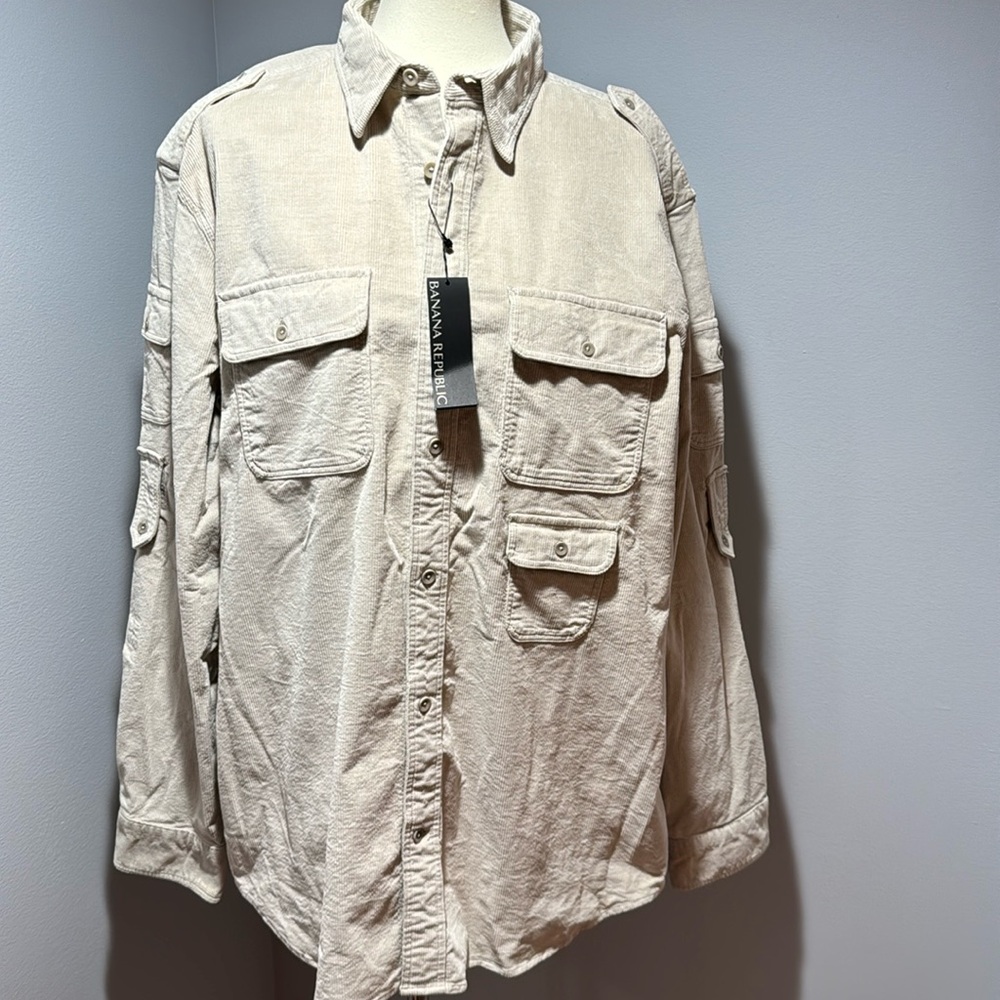NWT Banana Republic corduroy shirt